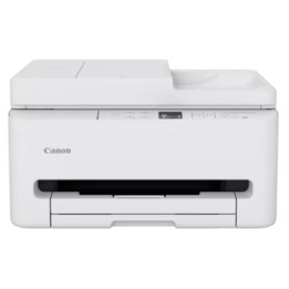 STAMPANTE CANON MFC INK PIXMA TS7550I WHITE 7178C006 3IN1.14 IPM. INCHIOSTRO NERO A PIGMENTI E COLORI DYE.SCHERMO OLE FINO:31/08