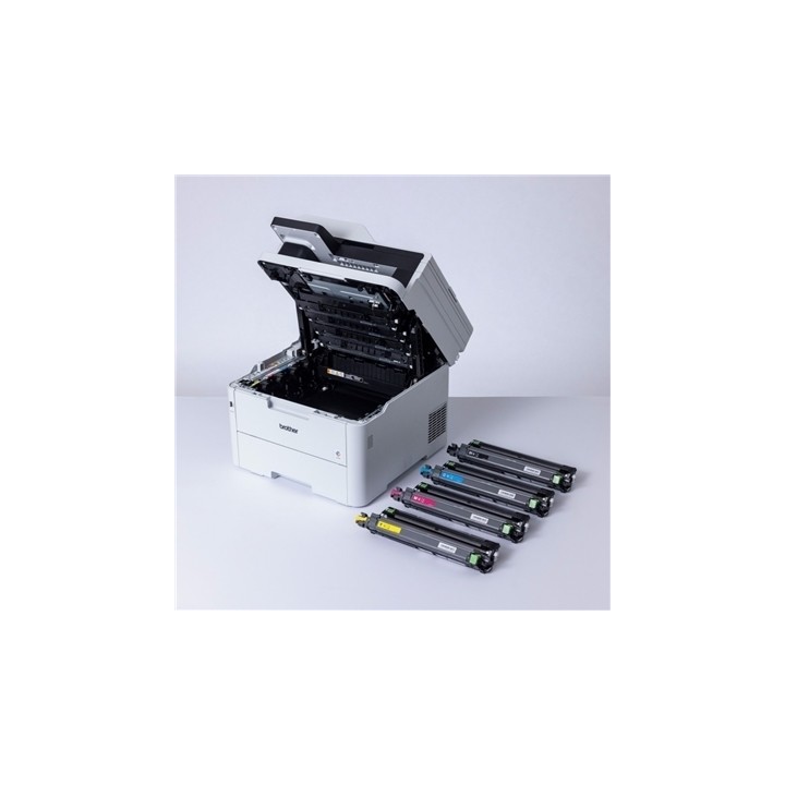STAMPANTE BROTHER MFC LED COLOR MFC-L3760CDW A4 4IN1 26PPM, STAMPA F/R,ADF LCD 250FG PCL6 USB LAN WIFI (TONER 1K) FINO:31/08