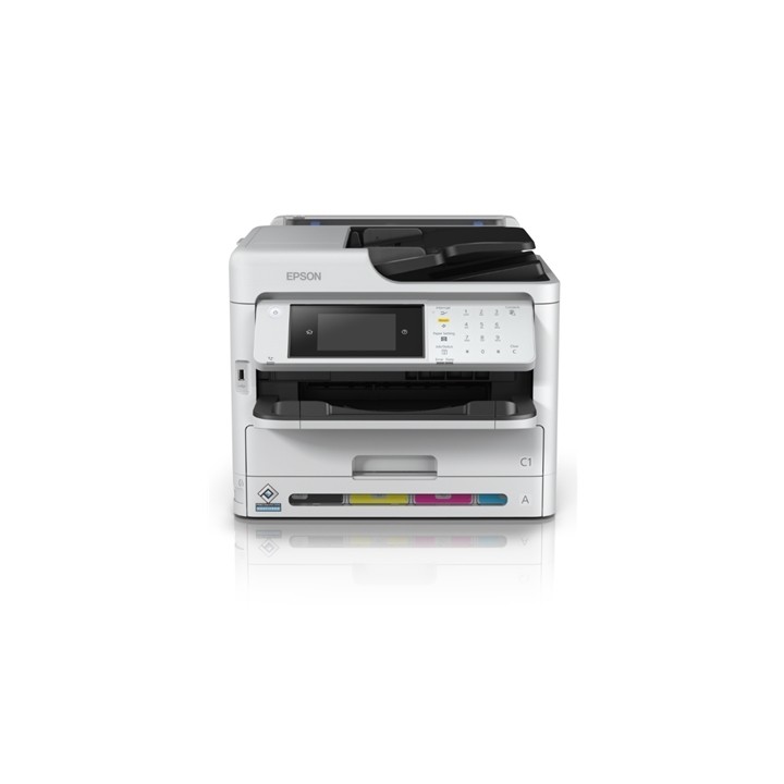 STAMPANTE EPSON MFC INK WORKFORCE PRO WF-C5890DWF C11CK23401 4IN1 A4 34P 250FG ADF50 F/R LCD TOUCH NFC LAN WIFI, WIFI DIR PCL/PS