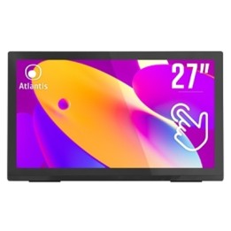 MONITOR TOUCH ATLANTIS MULTIMEDIALE 27" A05-T27A-VHDM 10 TOCCHI OD 8MS/TYP 16MS,CONT.1000:1 FULL HD 1080P -FREQ.60HZ FINO:31/08