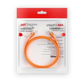 CAVO RETE CAT.6 U/UTP HIKVISION DS-1NP6UEC0 COL. GRIGIO -COD.SAP 307400635 - 10MT 24AWG CU EAN: 6942160421490