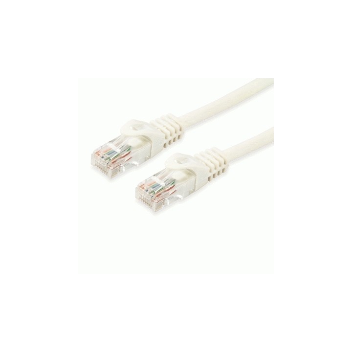 CAVO RETE CAT.6A U/UTP BIANCO NON SCHERMATO 1,0MT EQUIP 603002 CONNETT.RJ45 - EAN:4015867206577