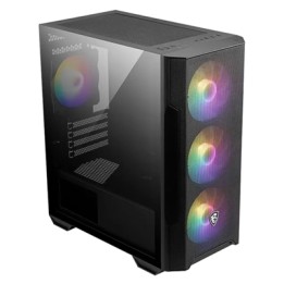 CABINET ATX MICRO TOWER MSI MAG FORGE M100R 3XUSB 4XSLOT 4XFAN-120MMARGB MICRO-ATX MINI-ITX 388X200X423MM VETRO TEMP.