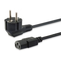 CAVO ALIMENTAZIONE SCHUKO AD ANGOLO1.8MT EQUIP 112120 IEC 60320 (C13) NERO
