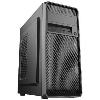 CABINET ITEK PRIME DARK - MIDDLE TOWER, ATX, 2X5.25, 2X3.5, 1XUSB3.0 2XUSB2.0, 1X12CM FAN, ALIM 500W (ITOCPR10D) FINO:31/08