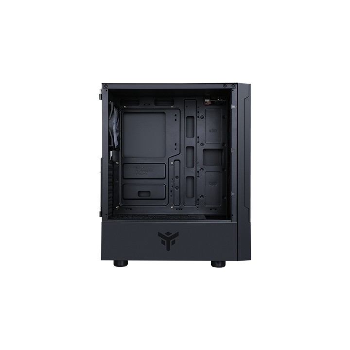 CABINET ITEK SIISBE 3.0 - GAMING MIDDLE TOWER, 3X12CM ARGB FAN, USB3, SIDE PANEL TEMP GLASS WITH HINGE (ITGCASIB30) FINO:31/08