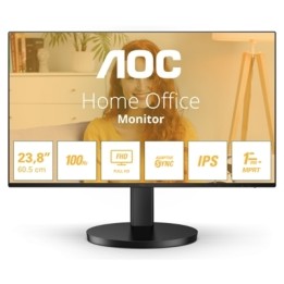 MONITOR AOC LCD IPS 100HZ 23.8" WIDE FRAMELESS 24B3HA2 1MS MM FHD 3000:1 BLACK VGA HDMI VESA FINO:31/08