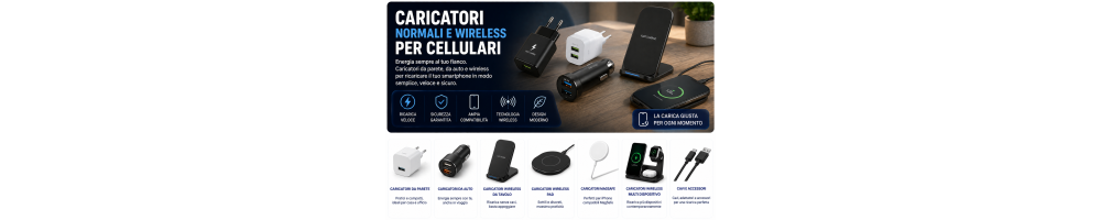 CARICATORI CELLULARI